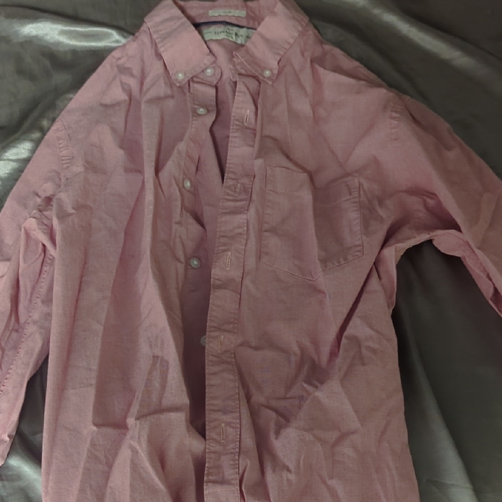 Men's Pink Button-Down Shirt